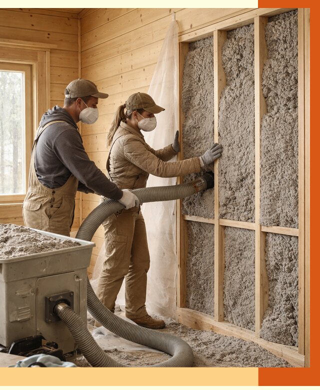 Утепление дачного дома эковатой в Острогожске от 1512 руб./м2 — комплексно, ТепломастерСтг