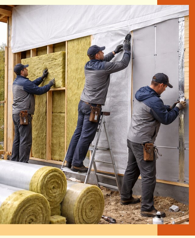 Утепление каркасного дома в Острогожске от 4381 руб./м2 — профессионально | ТепломастерСтг