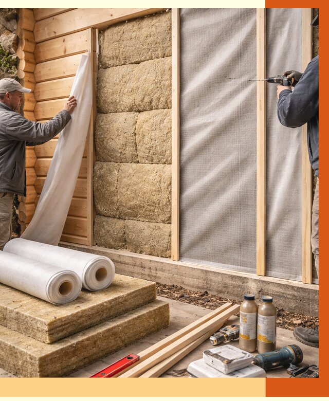 Утепление дома из минибруса в Острогожске от 4694 руб/м2 — заказать профессионально | ТепломастерСтг