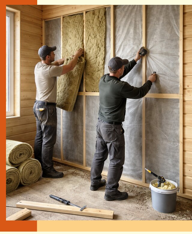 Утепление дома из минибруса в Острогожске: комплексные теплоизоляционные работы