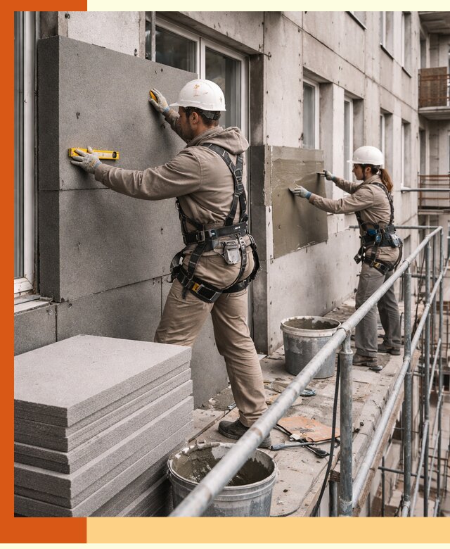 Утепление квартиры снаружи под ключ в Острогожске