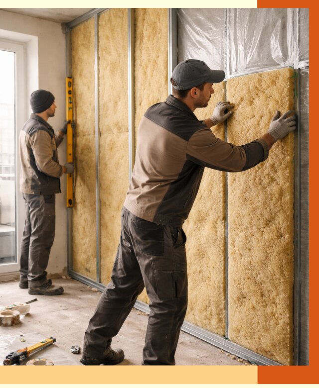 Утепление квартиры изнутри в Острогожске от 4537 руб. за м2 | Проф. работы ТепломастерСтг