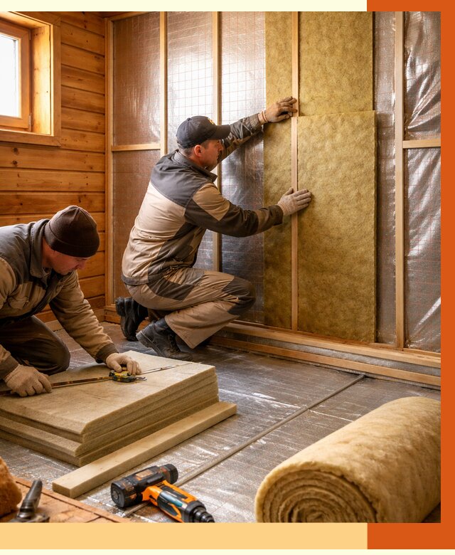 Утепление бани изнутри в Острогожске под ключ от 4381 руб./м² | ТепломастерСтг