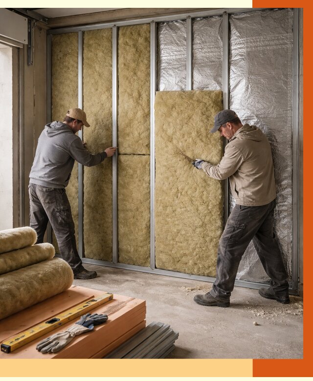 Утепление гаража изнутри в Острогожске от 7823 руб/м2 — работы и цена | ТепломастерСтг