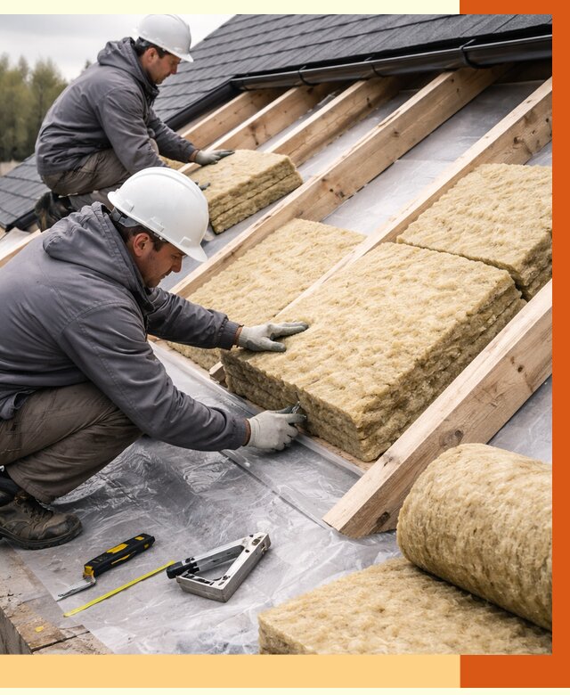 Утепление крыши в Острогожске от 1930 руб./м2 — комплексное утепление кровли | ТепломастерСтг