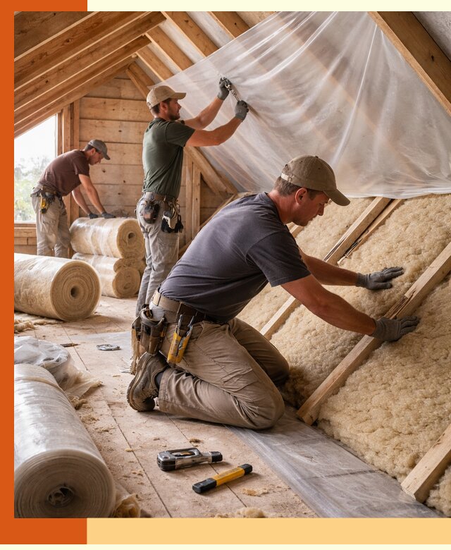 Утепление крыши изнутри в Острогожске: профессионально и надежно