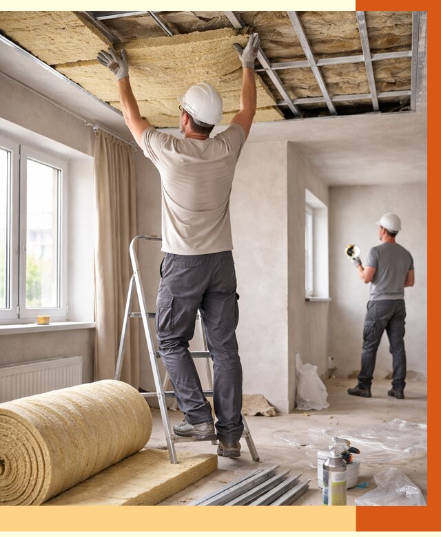 Утепление потолка в частном доме в Острогожске от 991 руб./м² — работы под ключ | ТепломастерСтг