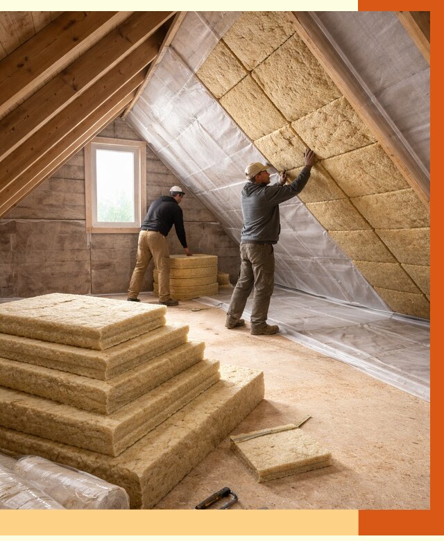 Утепление мансарды в Острогожске от 2608 руб/м2 — комплексно и под ключ | ТепломастерСтг