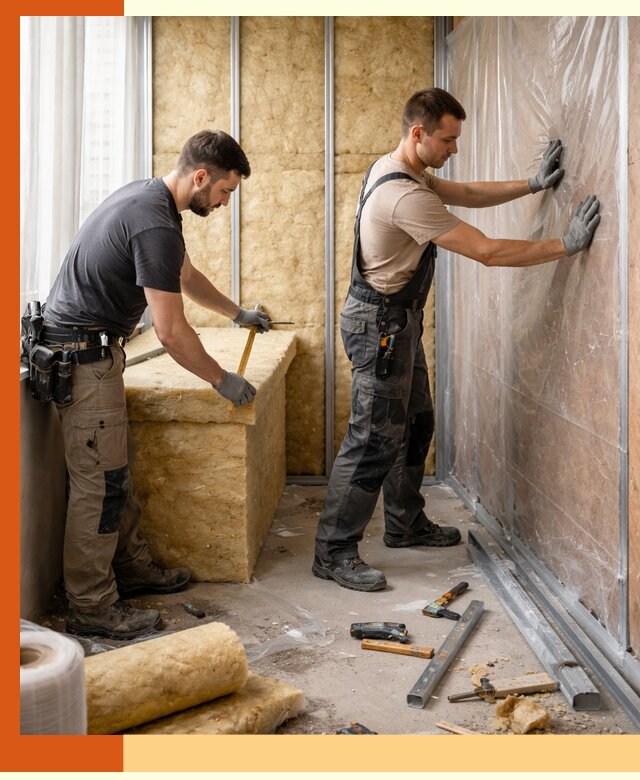 Профессиональное утепление лоджии в Острогожске эффективно и надежно