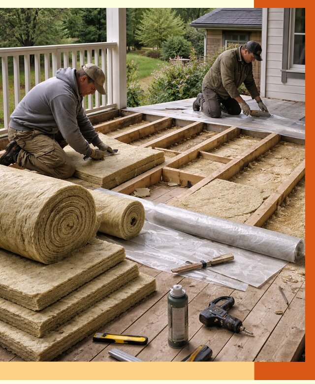 Утепление террасы в Острогожске от 4381 руб./м2 — утеплить террасу под ключ | ТепломастерСтг