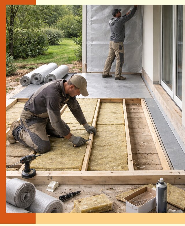 Утепление террасы в Острогожске — тепло и защита круглогодично