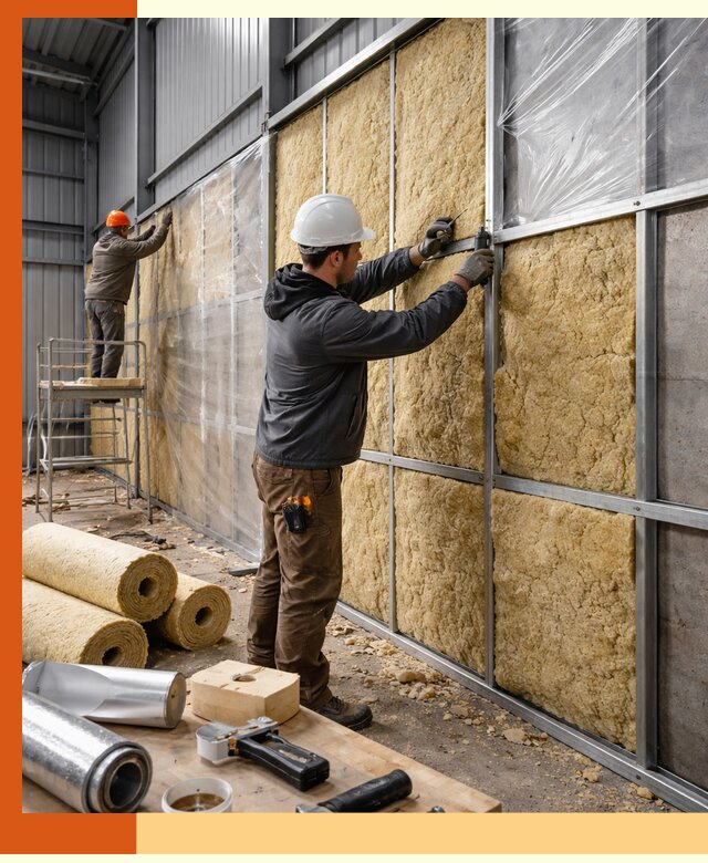 Утепление ангара в Острогожске — профессиональная теплоизоляция помещений