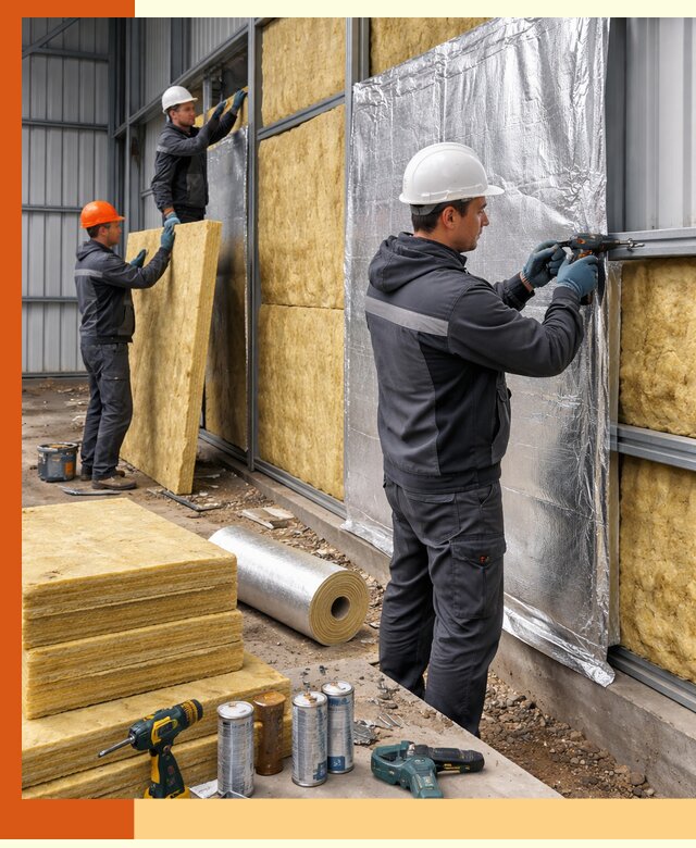 Утепление металлического ангара профессионально в Острогожске