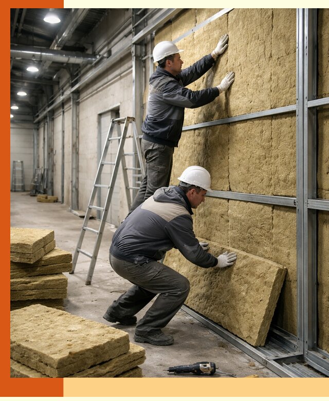 Утепление цеха под ключ в Острогожске с гарантией качества