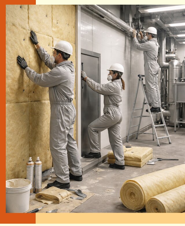 Утепление пищевого цеха под ключ в Острогожске