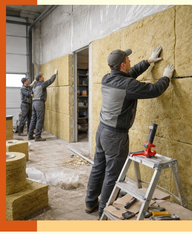 Утепление автосервиса и мастерских в Острогожске качественно и надёжно