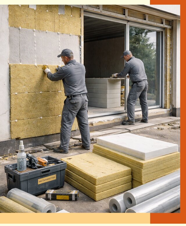 Утепление торгового павильона в Острогожске от 15125 руб./м² под ключ | ТепломастерСтг