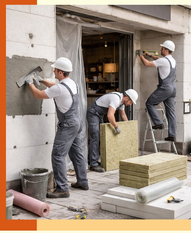 Утепление кафе в Острогожске: профессиональная теплоизоляция и монтаж