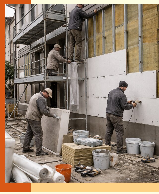 Утепление гостиницы под ключ в Острогожске с гарантией качества