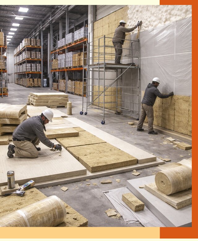 Утепление складского терминала в Острогожске от 7823 руб./м² под ключ | ТепломастерСтг