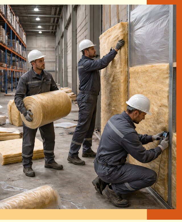 Утепление логистического центра в Острогожске от 4694 руб/м² под ключ | ТепломастерСтг