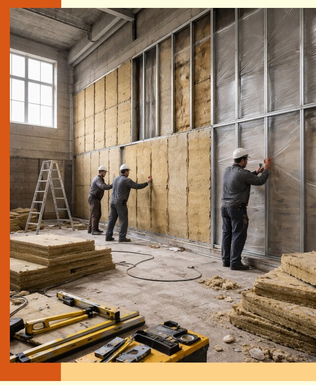 Утепление спортивного зала в Острогожске качественно и недорого