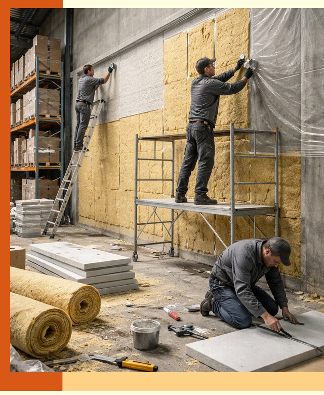 Утепление холодного склада под ключ в Острогожске