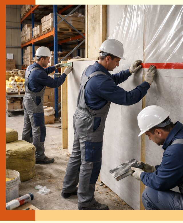 Утепление теплого склада под ключ в Острогожске