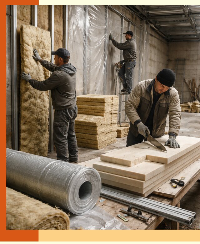 Утепление торгового склада в Острогожске с энергоэффективными решениями