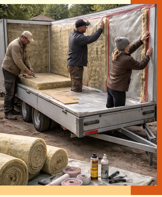Утепление прицепа в Острогожске под ключ от 13039 руб. — комплекс от ТепломастерСтг