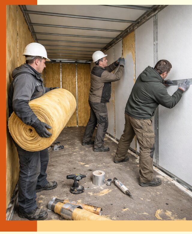 Утепление рефрижераторного контейнера в Острогожске профессионально и надежно