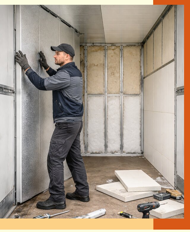 Утепление холодильного кузова в Острогожске от 14082 руб. под ключ | ТепломастерСтг