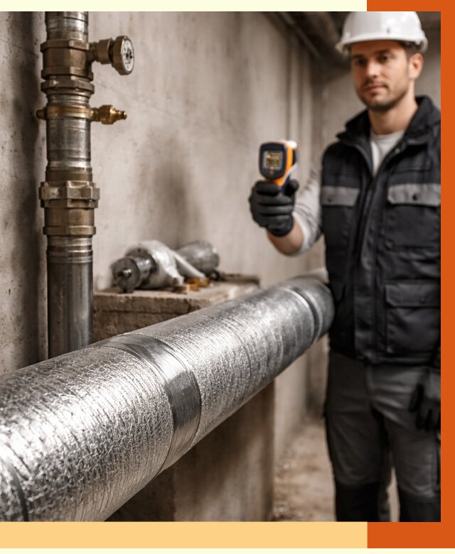 Утепление труб водоснабжения в Острогожске от 8866 руб. за м² — услуги ТепломастерСтг