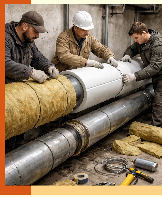 Утепление трубопровода в Острогожске с гарантией энергоэффективности