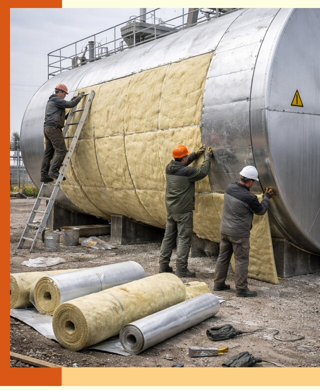 Утепление резервуаров с топливом в Острогожске надежно и экономично