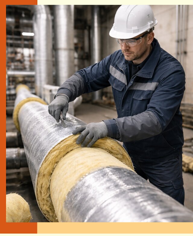 Утепление технологического оборудования и заводских установок в Острогожске