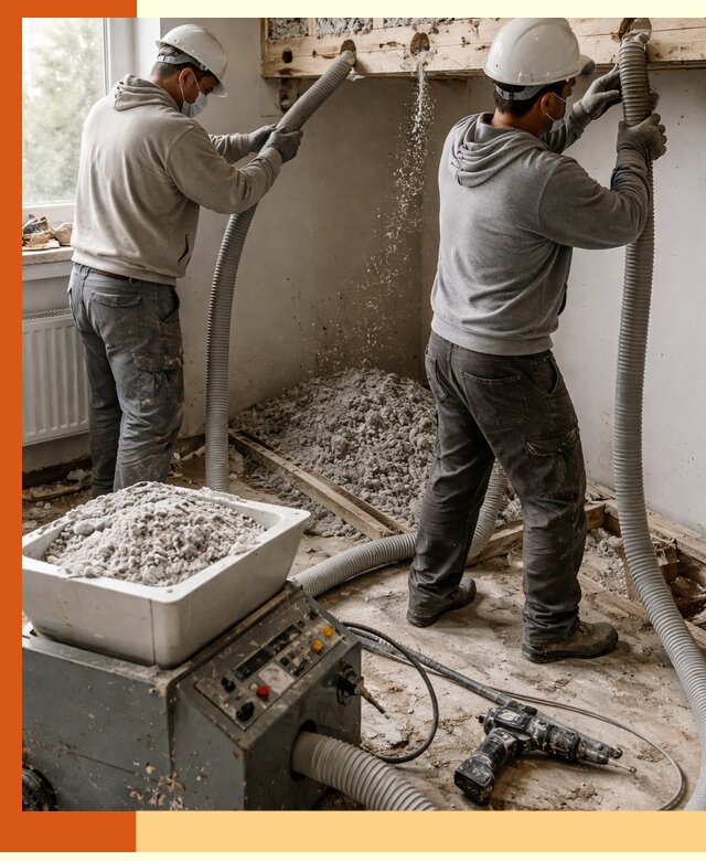 Заполнение пустот перекрытий пеной и наполнителями в Острогожске