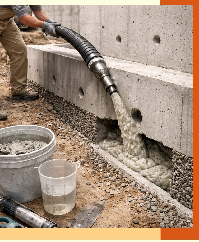 Заполнение полостей фундамента в Острогожске от 7093 руб. под ключ | ТепломастерСтг