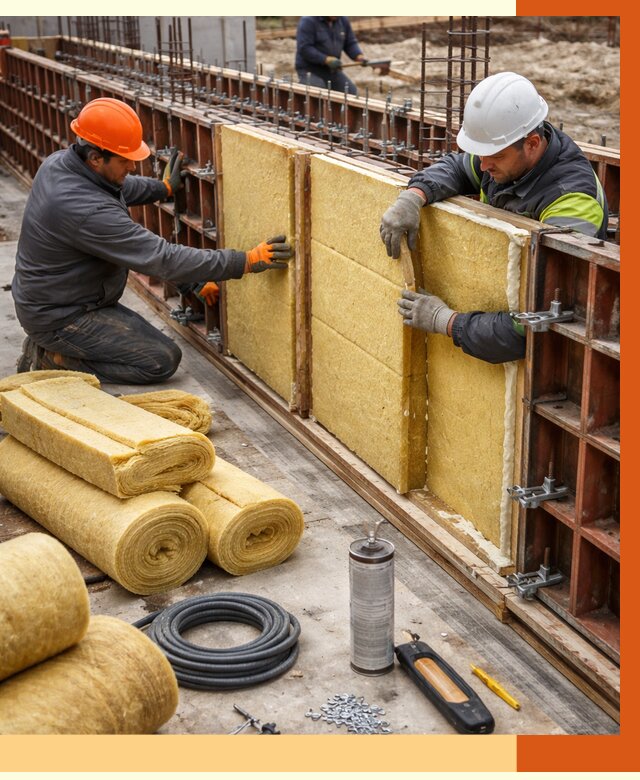 Теплоизоляция опалубки в Острогожске от 7510 руб. за м2 — услуги и монтаж | ТепломастерСтг