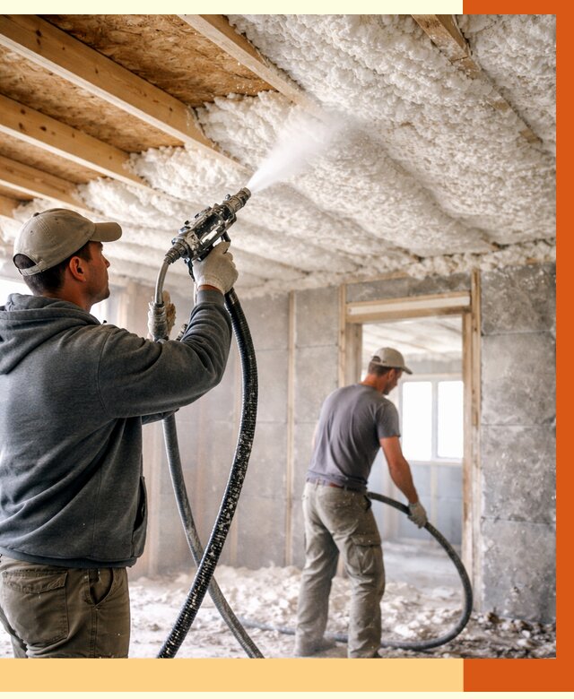 Утепление пеноизолом в Острогожске от 1669 руб./м2 под ключ | ТепломастерСтг