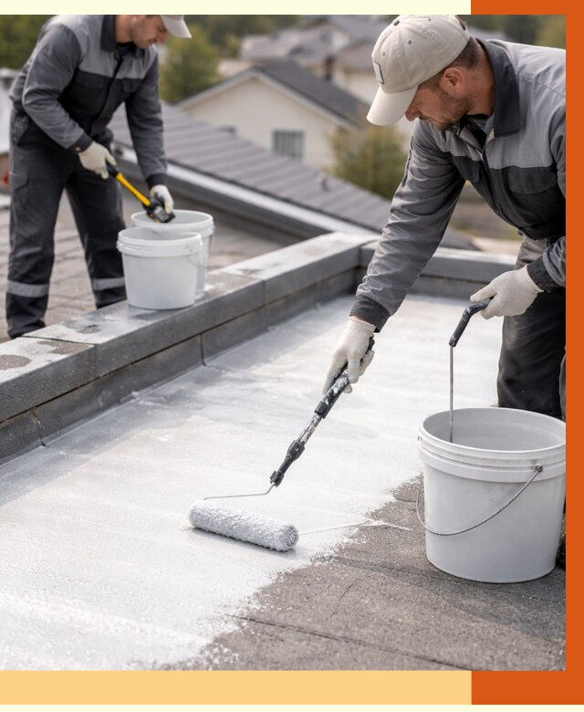 Утепление кровли жидкой теплоизоляцией в Острогожске от 2243 руб./м2 | ТепломастерСтг