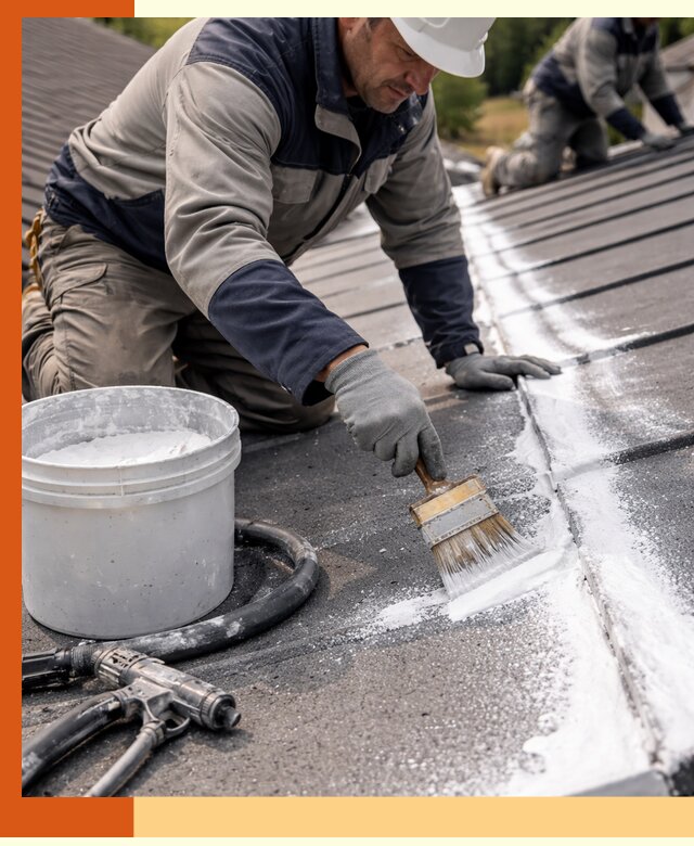 Утепление кровли жидкой теплоизоляцией в Острогожске