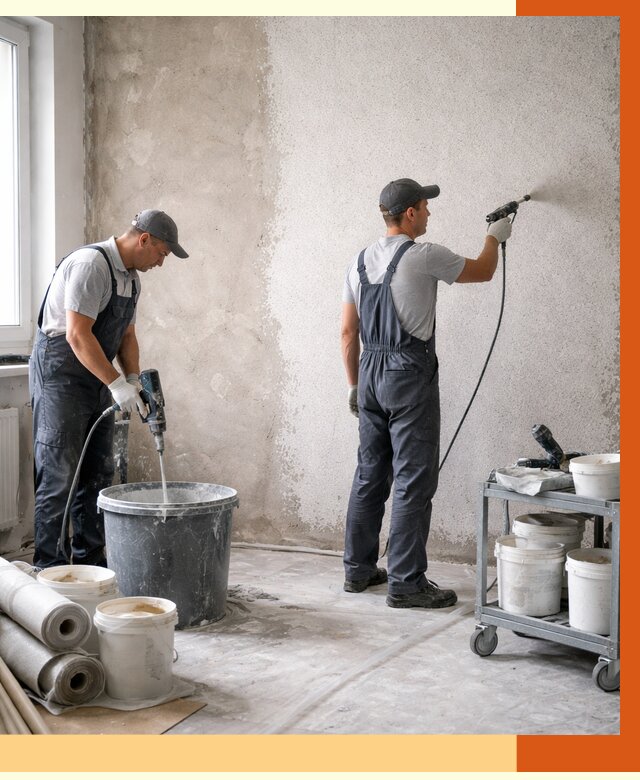 Утепление стен жидкой теплоизоляцией в Острогожске от 4381 руб/м² | ТепломастерСтг