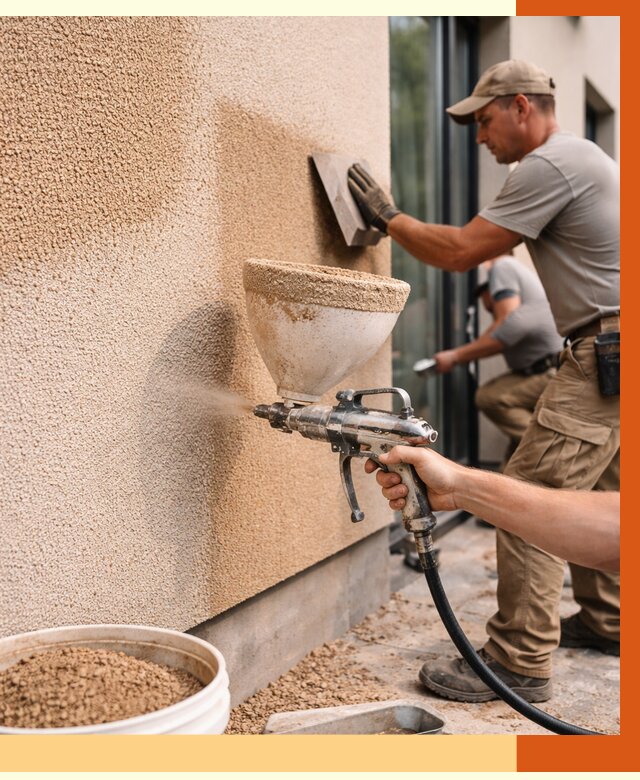 Утепление фасада жидкой пробкой в Острогожске от 5007 руб./м² под ключ | ТепломастерСтг