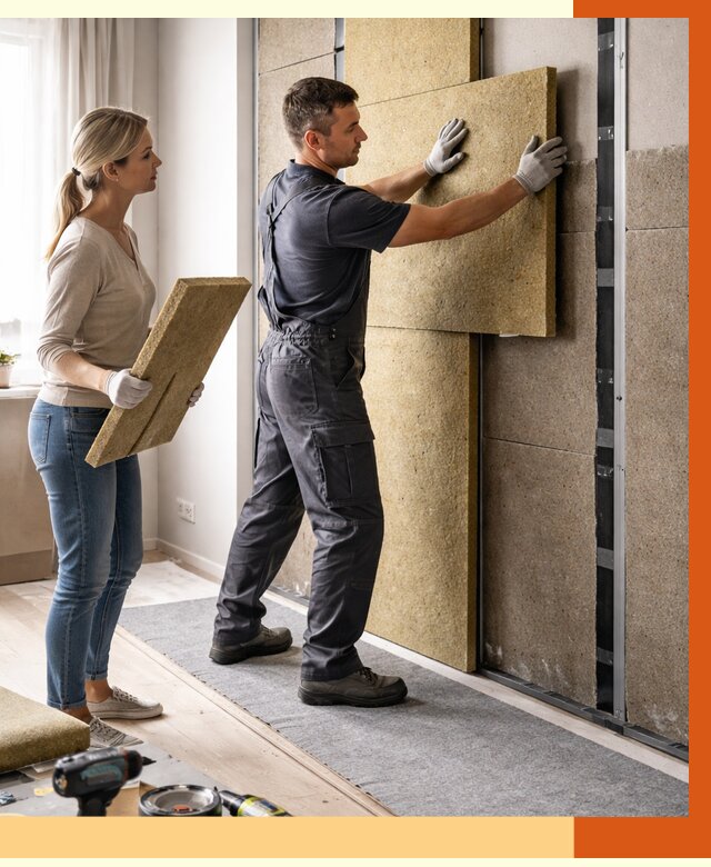 Профессиональная шумоизоляция квартиры в Острогожске от 7823 руб. за м2 | ТепломастерСтг