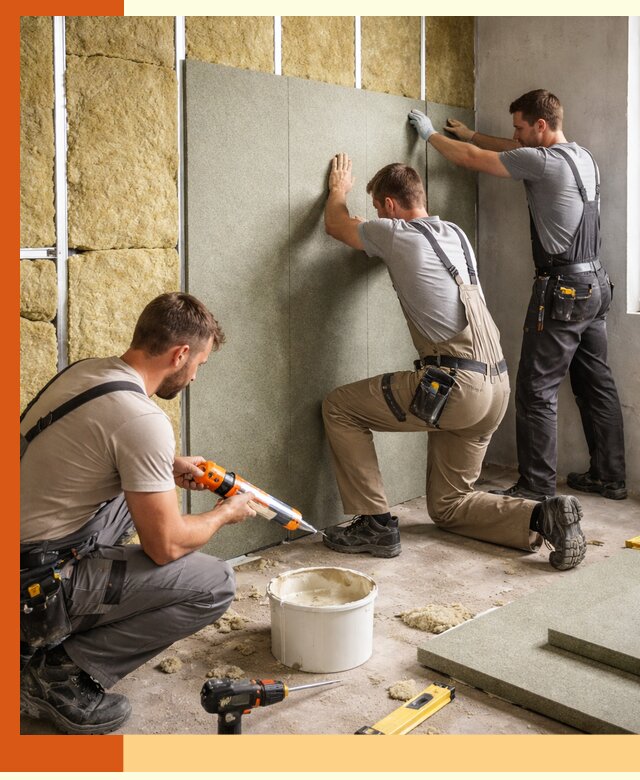 Профессиональная шумоизоляция стен в Острогожске для квартир и домов