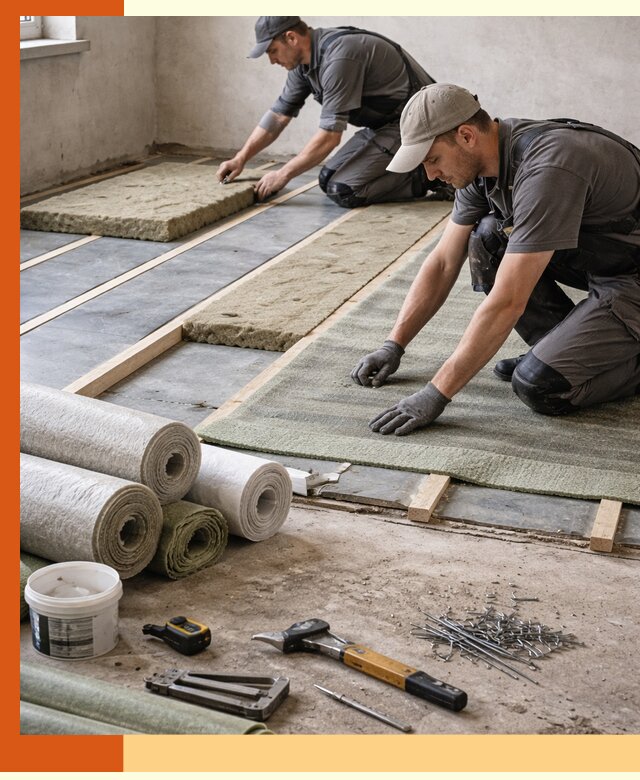 Шумоизоляция пола в Острогожске — профессиональная звукоизоляция помещений