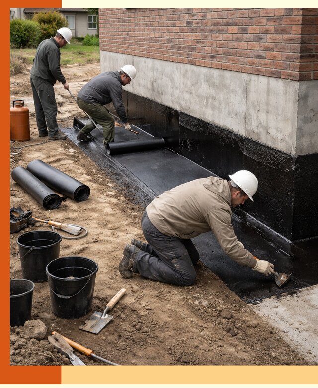 Гидроизоляция фундамента в Острогожске: надежная защита строений