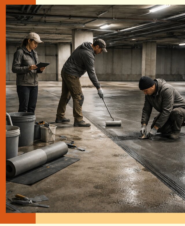 Гидроизоляция паркинга в Острогожске: качественная защита зданий