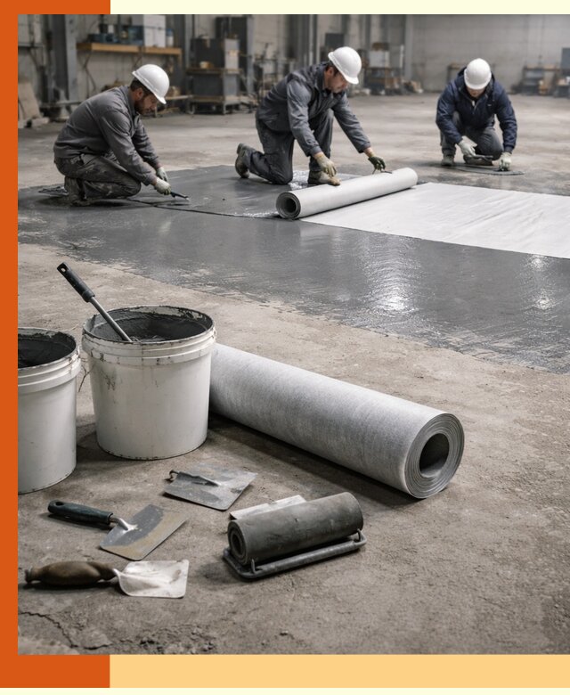 Гидроизоляция промышленного пола в Острогожске — защита и долговечность